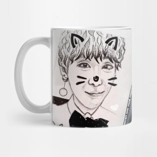 Yoongi Cat Filter Mug